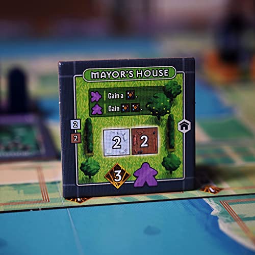 aeg rolling heights  roll your meeples build the city  push your luck pool building construction game set in the 192039s  2-4 players  ages 10