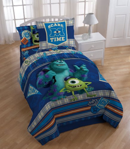 Disney Monsters University Scare-Care Reversible Comforter Set, Full