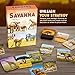 Ecosystem: Savanna - A Family Card Game About Animals on Grassy Woodland of African Savanna - Fun & Educational Ecology Game for Kids & Adults - Strategy Board Game for Gamers, Students & Teachers
