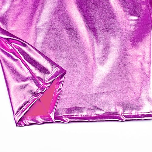 Matching Doll&Girls Sparkly Shirt Rosen Shirt for Girls Shiny Long Sleeve Crop Top Dance Outfit Size 6 74