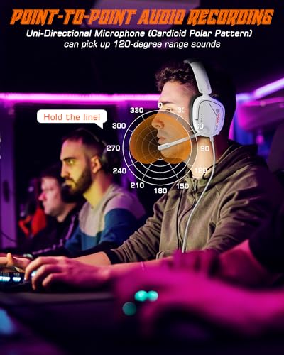 image for NUBWO HG04L Gaming Headset for PS5/PS4, Xbox Series X|S/Xbox One, Swit