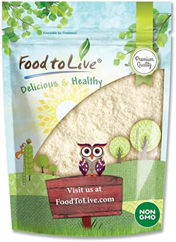 Food to Live - Blanched Almond Flour, 2 Pounds — Finely Milled, Raw, Vegan, Keto, Paleo, Kosher. Good Source of Fiber, Protein, Vitamin E, Copper.