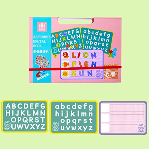 Toyvian Brinquedos Educativos MagnÃ©ticos Alfabeto MagnÃ©tico Letras Blocos Palavras Ortografia Brin