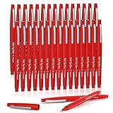 Lelix Felt Tip Pens, 30 Red...