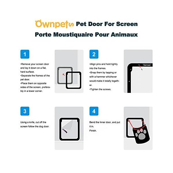 Flap for Large Dog Screen Door