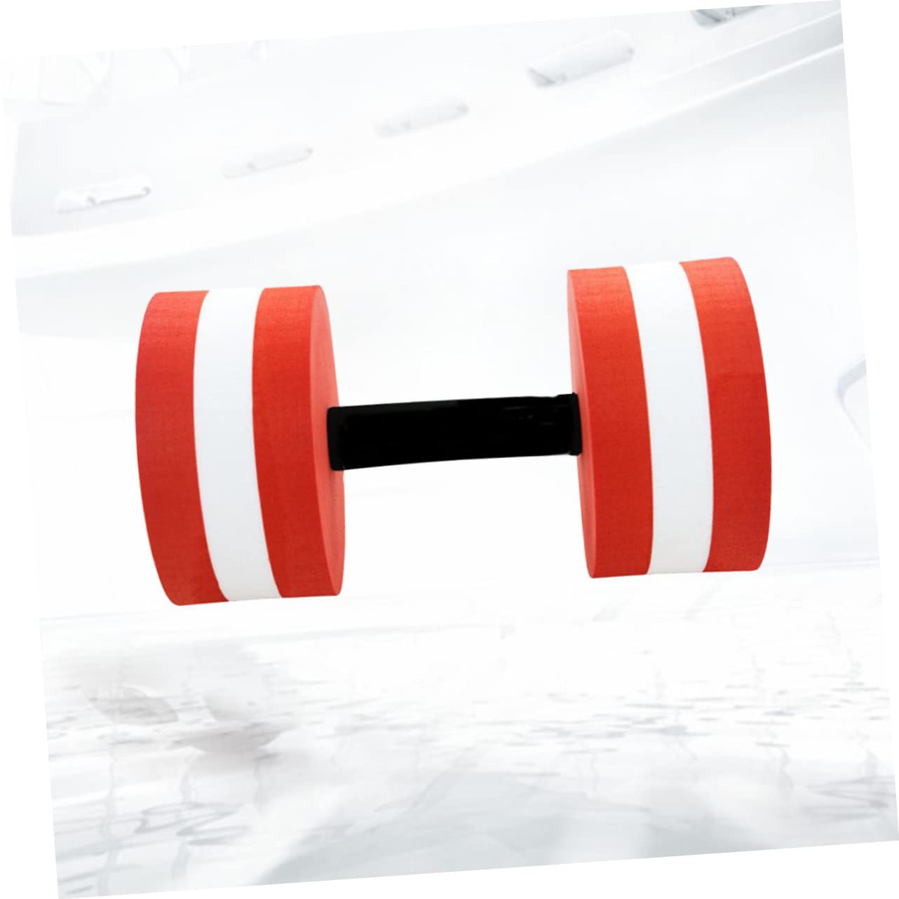 Abaodam 1Pc Eva Dumbbell for Swimming and Yoga Floating Water Dumbbell for Men Women Durable Fitness Equipment for Aquatic Exercise for Pool Workouts Red