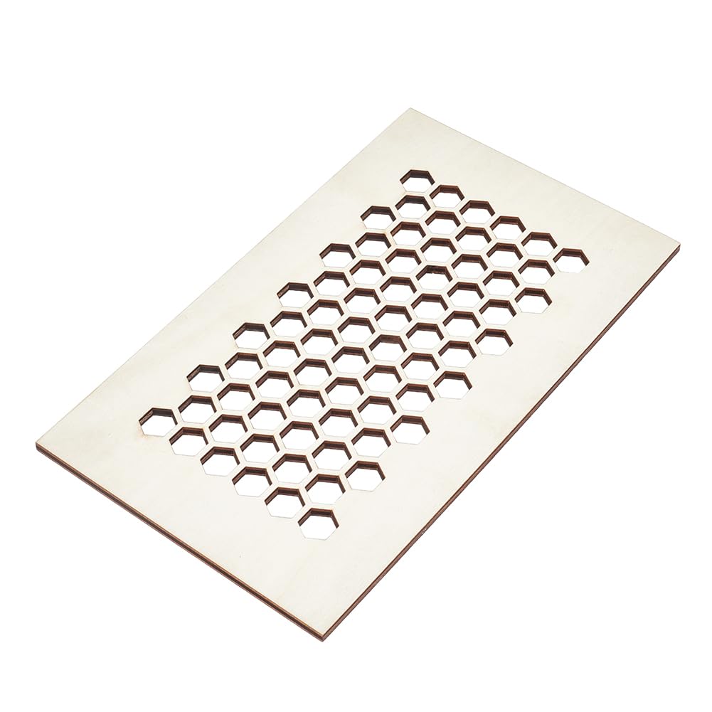 OLYCRAFT Home Decor Air Vent Cover Grille 15x25cm Wood Vent Cover Finish Decorative Covers Wood Decorative Register Covers for Walls and Ceiling Not for Floor Use