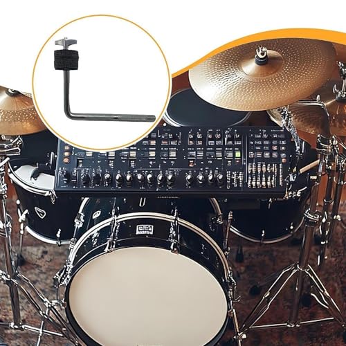 Brazo Extensor para Soporte de Platillos, Abrazadera Profesional para Batería, Soporte en Forma de L para Instrumentos Musicales - Estilo A miniatura 2