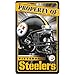 NFL Pittsburgh Steelers 27486061 Champ/Property of Sign, 7.25" x 12"