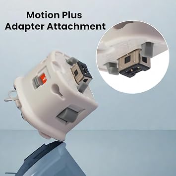 Motion Plus Adapter Attachment for Wii Remote Controller-1Pieces