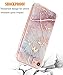 Spevert Case for iPhone SE 2020 2nd Generation, iPhone 8 and iPhone 7, 4.7-Inch,Marble Pattern Hybrid Hard Back Soft TPU Raised Edge Ultra-Thin Shock Absorption - Colorful