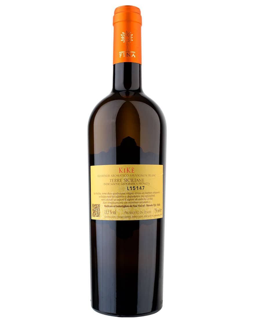 Terre Siciliane IGT Traminer Aromatico Sauvignon Blanc Kikè Cantine Fina 2019 0,75 L