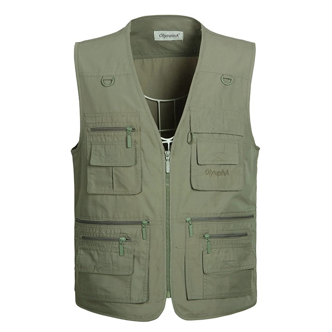 Heren Outdoor Casual Vest, Heren Zomer Lichtgewicht Multi-Zakken Vest