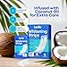 Berlix Teeth Whitening Strips (16 Treatments, 32 Count), Enamel Safe for Teeth Whitener, Whitening Strips with Coconut Oil, Formulated to Be Gentle & Non Slip and Quick-Dry, Stains Removal