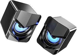 Hemobllo 2pcs USB Wired Speaker Retro Speaker Speakers for Laptop Desktop Computer Speakers Mini Loptop Home Speakers Wired USB Audio Smart Office Speaker Usb-powered Speakers Mini Audios
