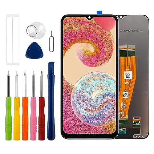 Écran LCD Samsung A04e de rechange avec outils réparation