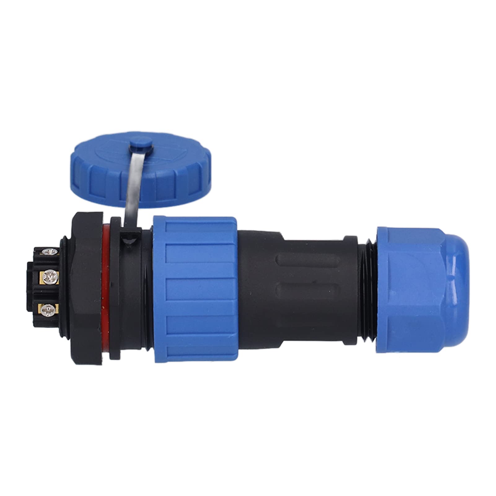 Aviation Plug Socket, 250V LP20 IP68 Metal Male Female Industrial Connector Solderless for Light Power for LED Lighting Equipment for Cable(7 core)-image-28