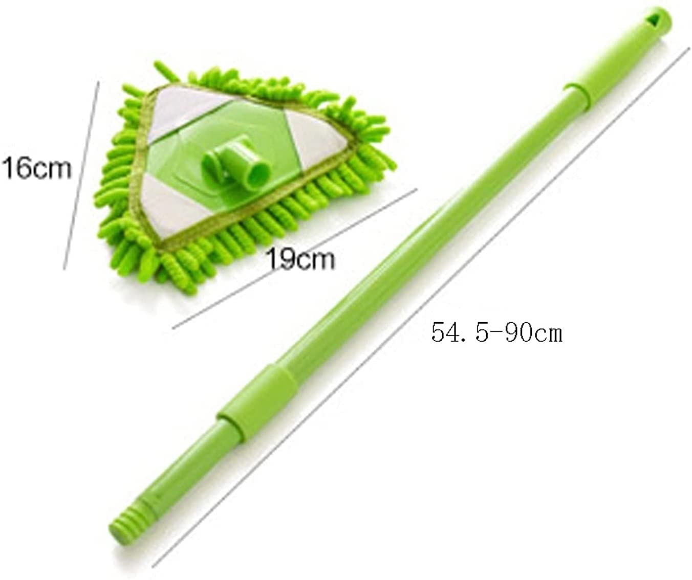 Spin Mop， Mop na mokro i sucho Kreatywny mini mop z mikrofibry Ruchomy 360-stopniowy obrotowy wielofunkcyjny przyrząd do czyszczenia gospodarstwa domowego(Green)
