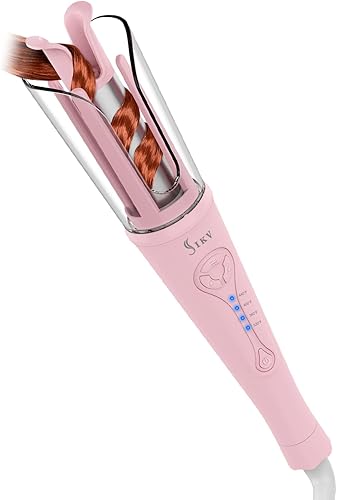 Rotating Curling Iron, Auto Hair Curler, Automatic Curling Wand 1 Inch Barrel, Beachwaver Hair with Fast Heating and Auto Shut-Off for Hair Styling