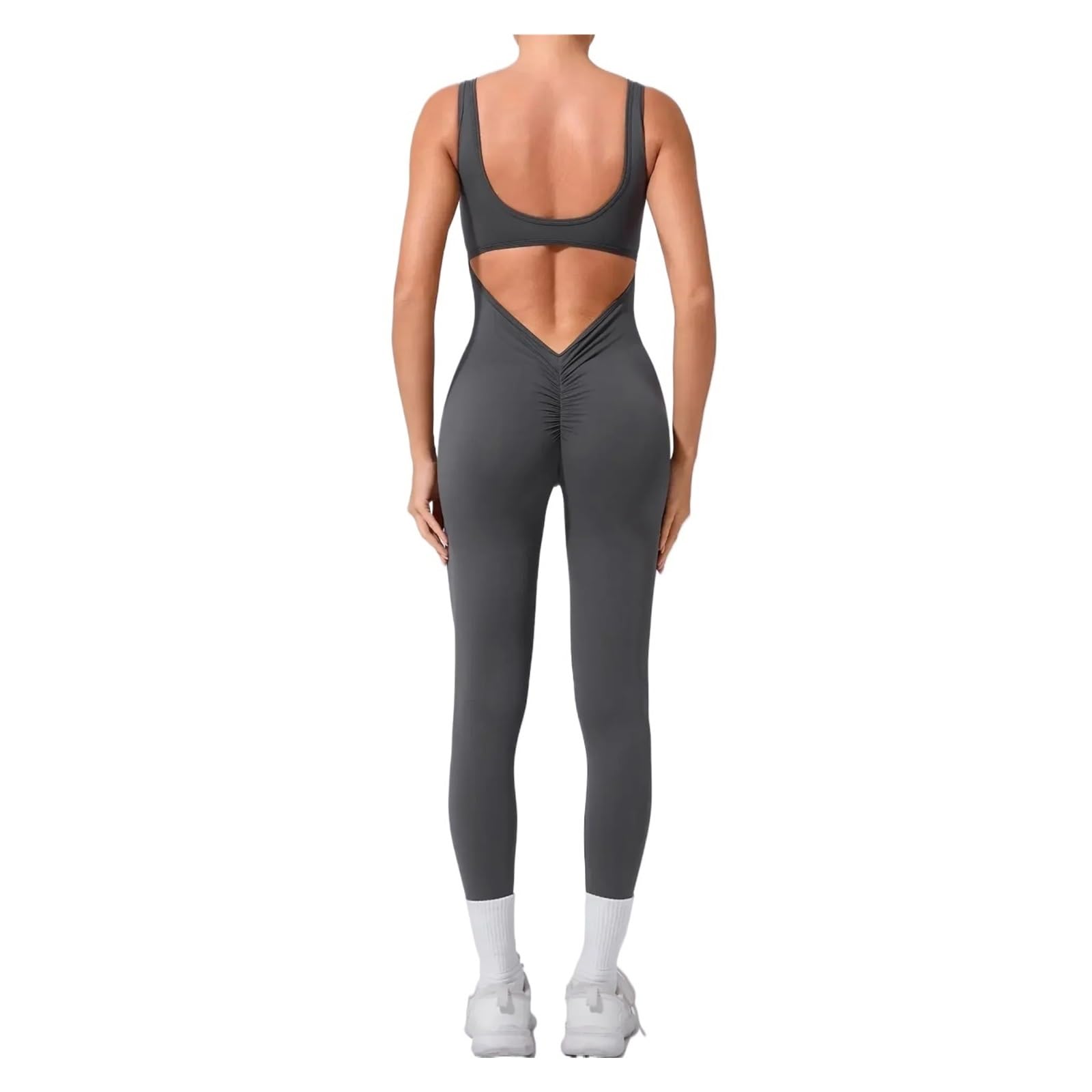 Mono Deportivo de Yoga sin Costuras for Mujer, con Espalda Abierta, for Entrenamiento al Aire Libre, Correr, Gimnasio, Leggings, chándal for Mujer