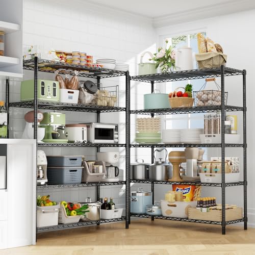 Image of ROOMTEC 5-Tier Wire Shelving Unit,45 inch W*20 inch D*72 inch H,Max Load 2000LBS
