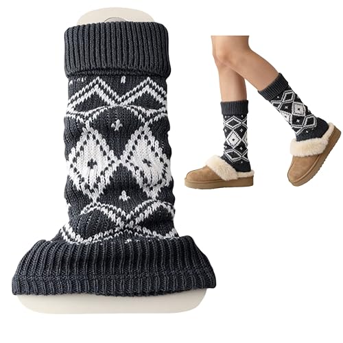 Image of Knitted Leg Warmers,womens leg warmers,Socks Long Yoga Ankle Warmers Women's Wool Warm Boot Socks