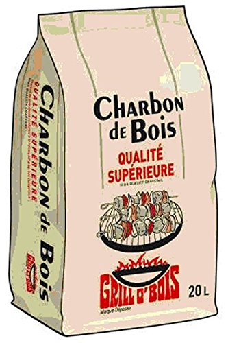 Grill O'Bois 511 Charbon de bois qualité supérieure 20 L, Beige Cover