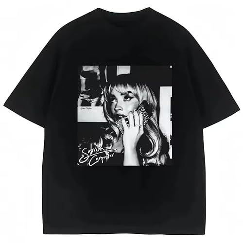 EWDrtuiTG Sabrina Carpenter T-Shirt Sweet Tour Fashion Hip Hop Men Women Y2k T Shirts Fans Gift Black M EWDrtuiTG Sabrina Carpenter T-Shirt Sweet Tour Fashion Hip Hop Men Women Y2k T Shirts Fans Gift Black M