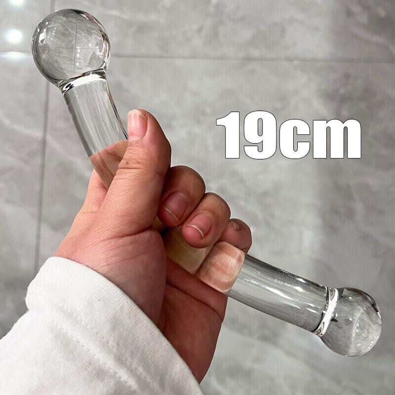 Vielretude Glas Anal Dildo Butt Plug G-Spot Massagegerät Wand Vagina Sexspielzeug – Bild 5