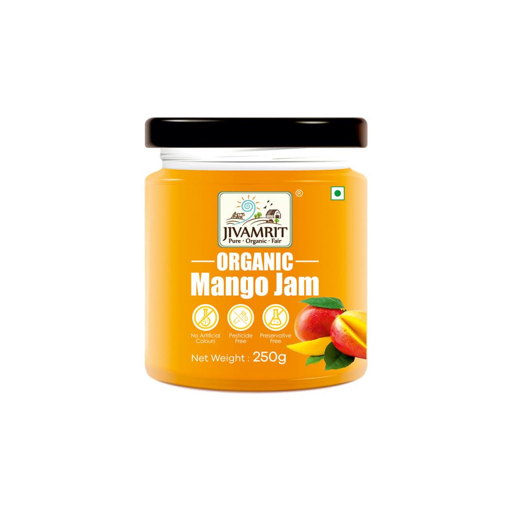 Jivamrit Organic Mango Jam 250 Gram - Organic Jam (B0CK63F75Z) Amazon Price History, Amazon Price Tracker