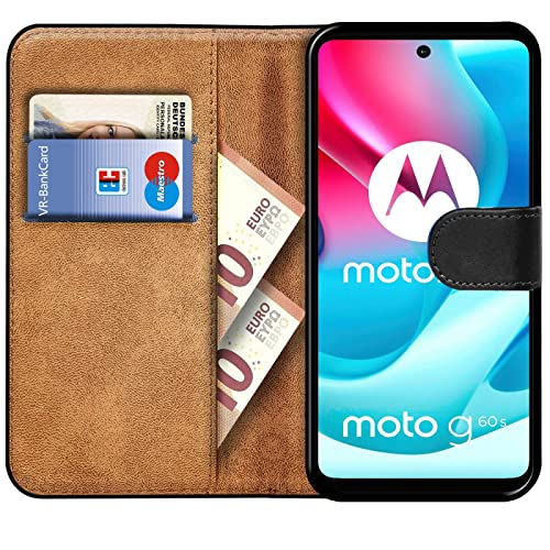 Verco Wallet Case for Motorola Moto G60s Book Cover with Magnetic Closure compatible with Motorola G60s Flip Case with Card Slots Faux Leather - Image 2