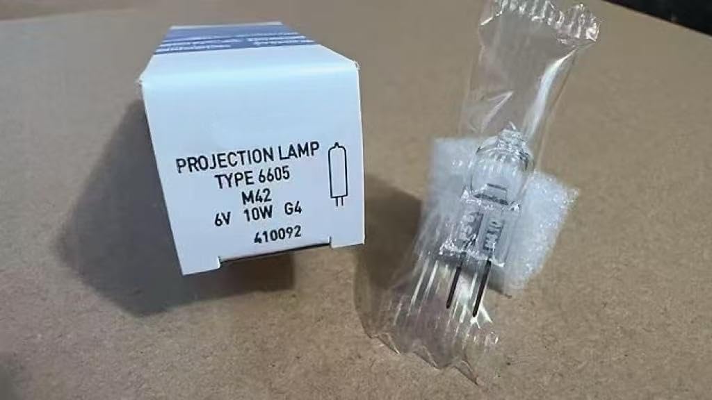 for Philips Projection Lamp 6605 M42 6V10W G4 Halogen Lamp Spectrophotometer Bulb