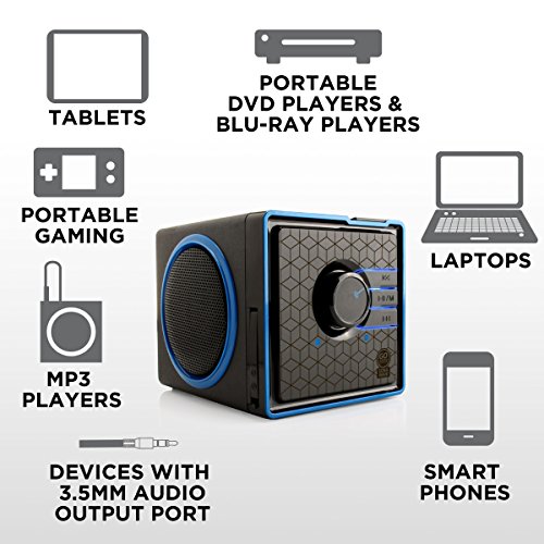 GOgroove SonaVERSE BX Wired Portable Speaker with USB Music Player