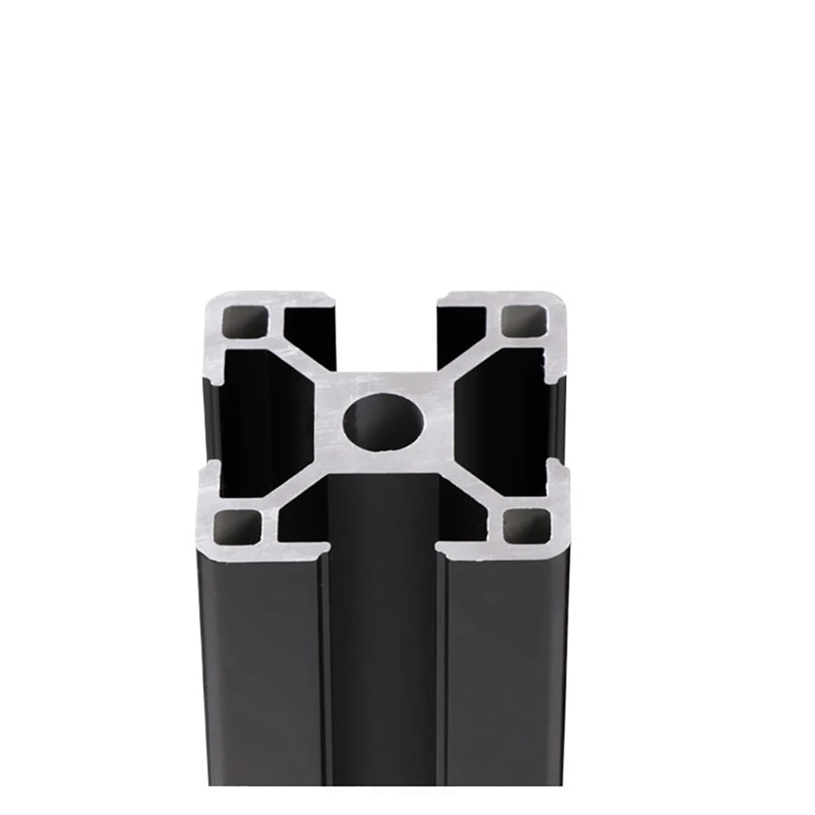GTPBAO Profilo in alluminio 3030 anodizzato nero, estrusione lineare quadrata, struttura a rotaia quadrata spessa 1,8 mm Binario estruso(900mm)