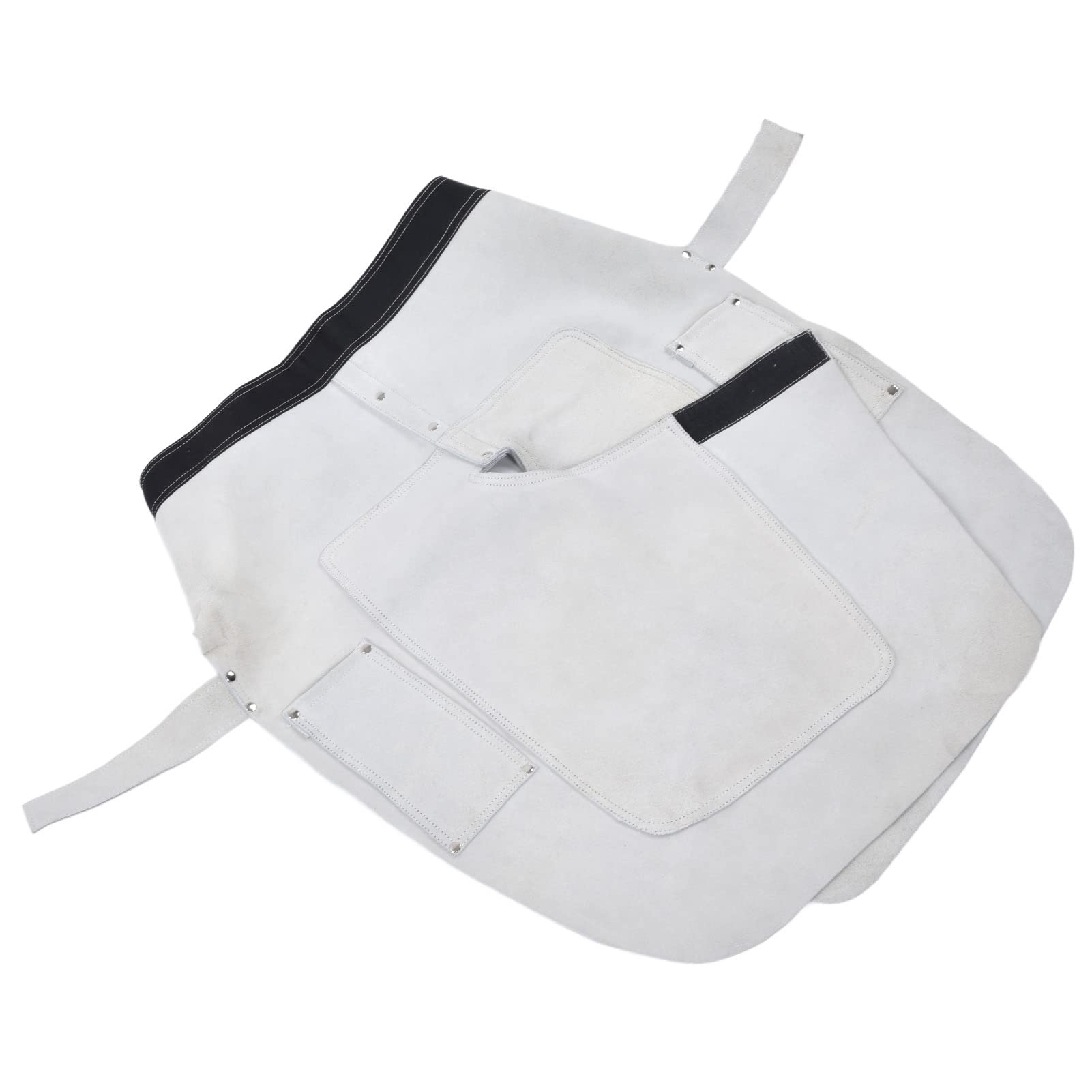 Grembiule da maniscalco in pelle bovina di alta resistenza, grembiule professionale per la cura dei cavalli, grembiule da lavoro per maniscalchi resistente con tasche per gli attre