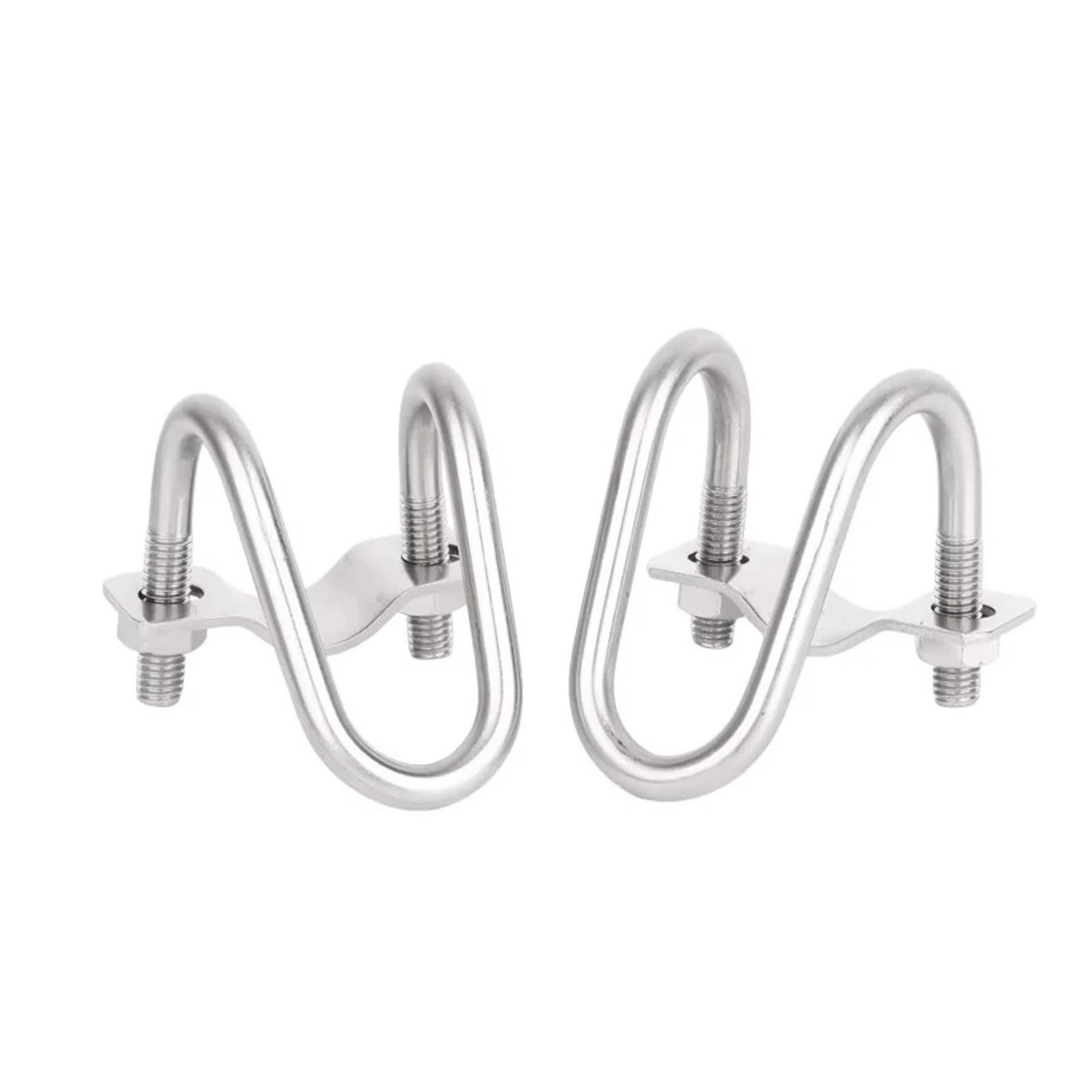 Bullone Cerchio a forma di morsetto for tubo trasversale con doppio bullone a forma di U M8 in acciaio inossidabile 304(M8x50x33mm(1set))
