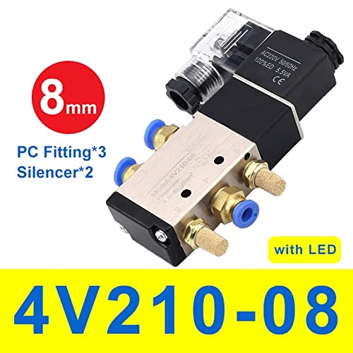Électrovanne pneumatique 4V210-08 pour optimiser l'atelier de bricolage maison