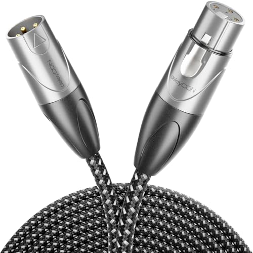 Cable de micrófono XLR para grabaciones de estudio y altavoces activos