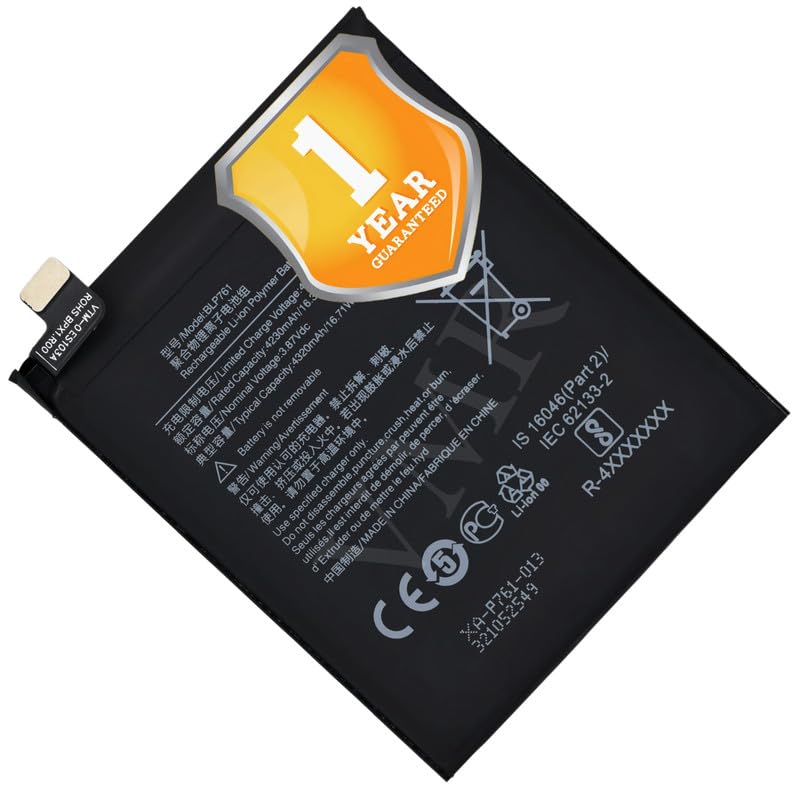 Image of Original BLP761 Battery Compatible for OnePlus 8 - (4320 mAh) - 1 Year Warranty X2