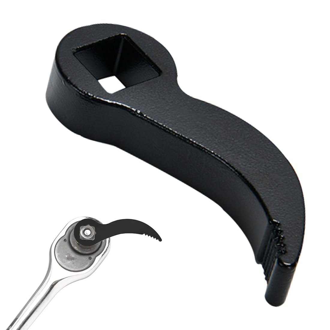 Strumento Adattatore Piede Di Porco Testa Di Porco Strumenti per Cricchetti da 1/2 Pollici Teste a Cricchetto Adattatore CrowbarDrop Pry Bar Crowbar Tools per Spazi Ristretti