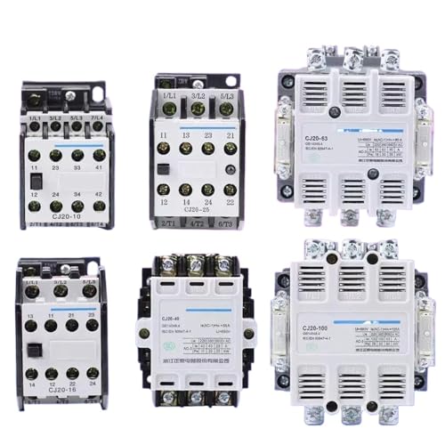 Contacteur triphasé CJ20 robuste conforme aux normes de distribution