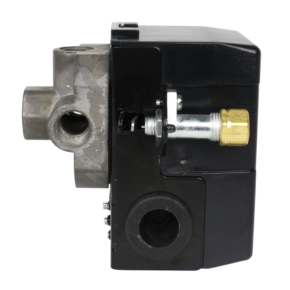 Air Compressor Pressure Switch Heavy Duty 26Amp - 140-175 PSI, 4 Port ...