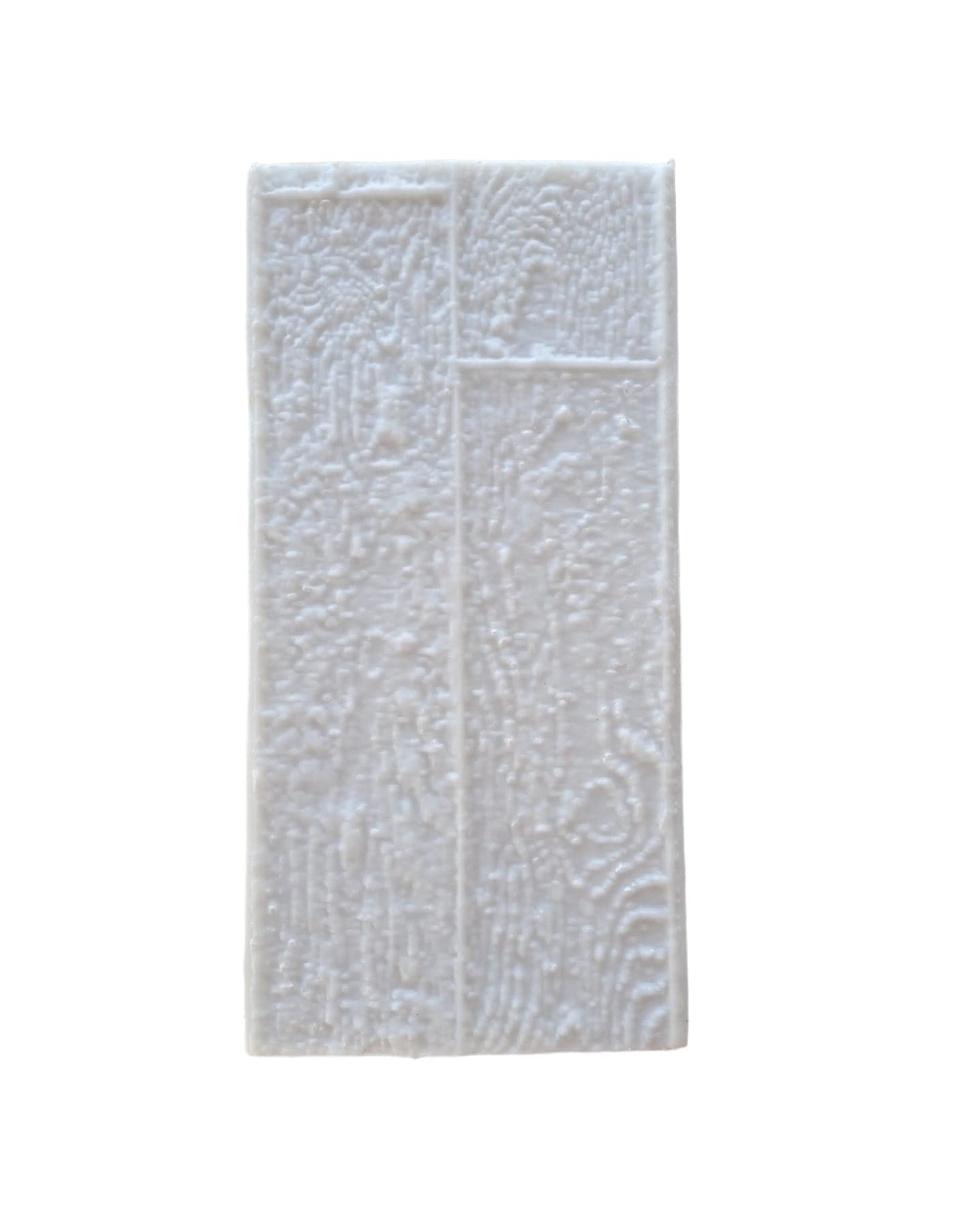 TK Moldes para hormigon impreso, mortero impreso y cemento impreso semirígido y reutilizable. Cemento vertical, hormigon vertical, mortero vertical. Imitación lama de madera 40cm x 20cm.