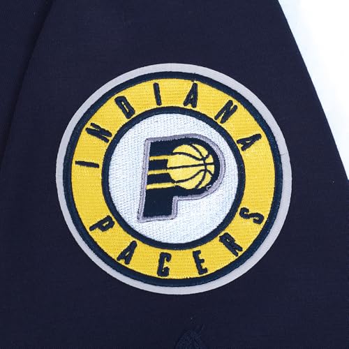 Pro Standard Mens NBA Indiana Pacers Classic Chenille Button Down Midnight Navy 2XL - Image 7
