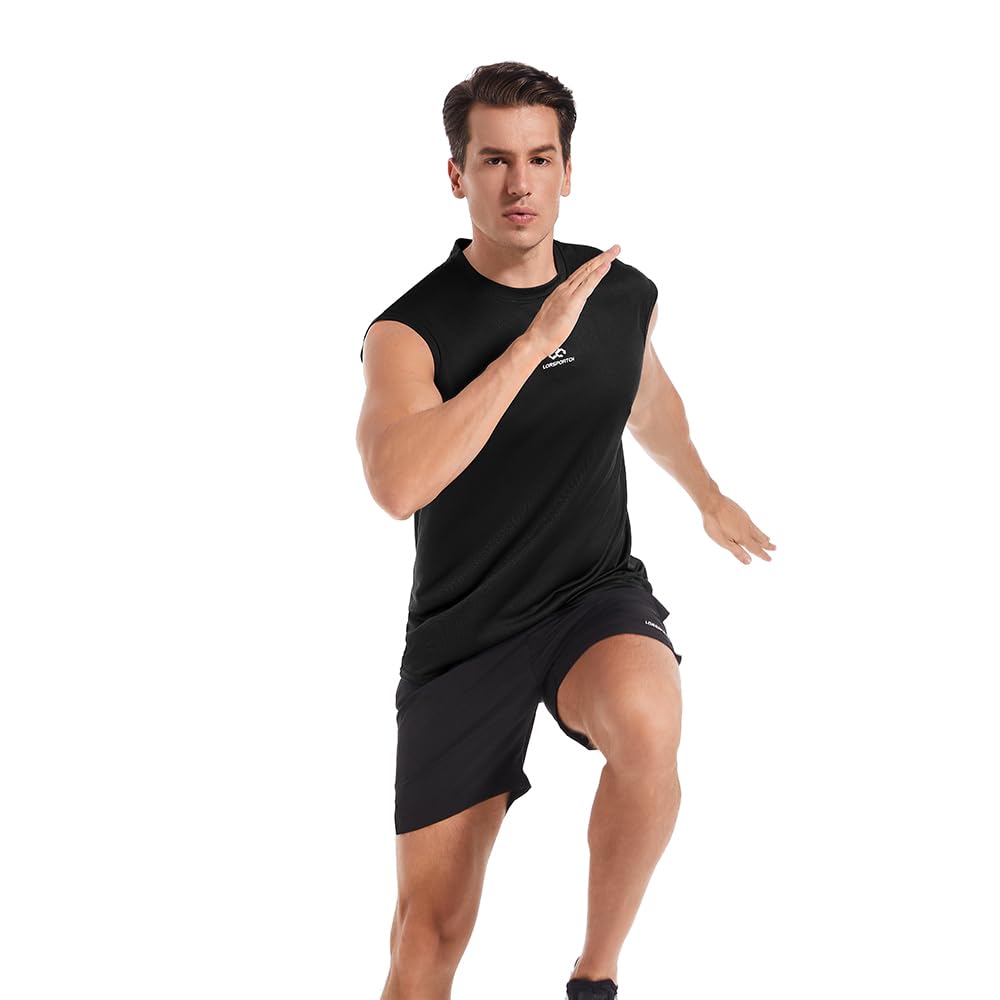 Camiseta sin Mangas para Hombre, Camiseta sin Mangas Deportiva, Culturismo, Entrenamiento, Gimnasio, Elementos Esenciales, Fitness, Correr, Camiseta