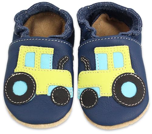 Beck Baby - Jungen Trecker Lauflernschuh, Blau, 22 EU
