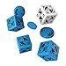 Q Workshop Kingsburg Set Blue RPG Dice Set 7 Polyhedral Pieces with Tokens