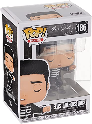 Funko Pop! Elvis Presley-Jailhouse Rock – Figurine en Vinyle à Collectionner – Idée de Cadeau – Produits Officiels – Jouets pour Les Enfants et Adultes – Music Fans - Les Beatles, Paul McCartney, John Lennon, RIngo Starr, George Harrison Funko Pop! Elvis Presley-Jailhouse Rock - Figurine en Vinyle à Collectionner - Idée de Cadeau - Produits Officiels - Jouets pour Les Enfants et Adultes - Music Fans – Image 4