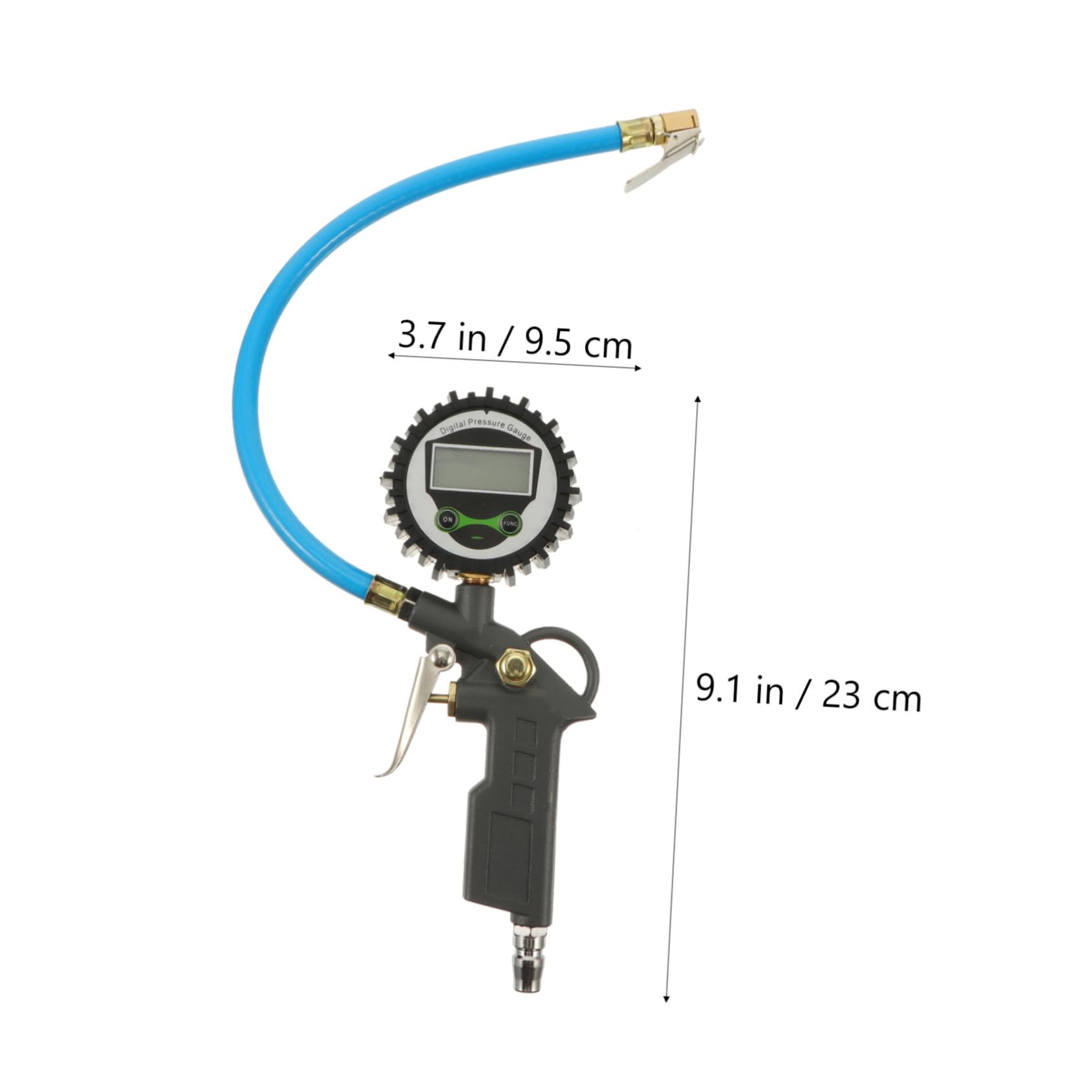 BESTYASH Manomètre de Pression des Pneus Outil de Test pour Pneus de Voiture Manomètre Portable pour Mesurer la Pression Air