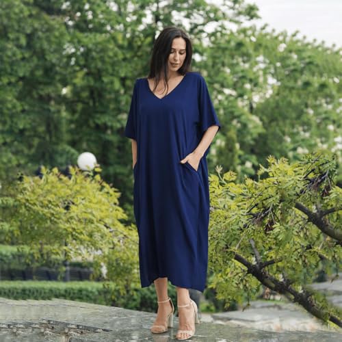 Image of Miss Lavish London Women's Kaftan- Kaftan Dress for Casual, Party, Evening, Vacation and Everyday Wear
